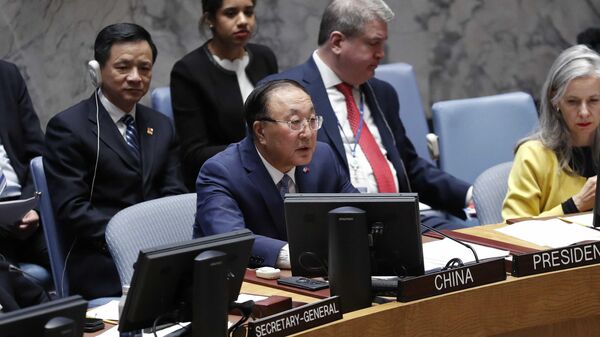 中國常駐聯合國代表張軍大使 - 俄羅斯衛星通訊社