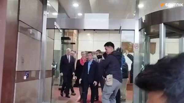 美国代表团在台湾到访民进党总部 - 俄罗斯卫星通讯社