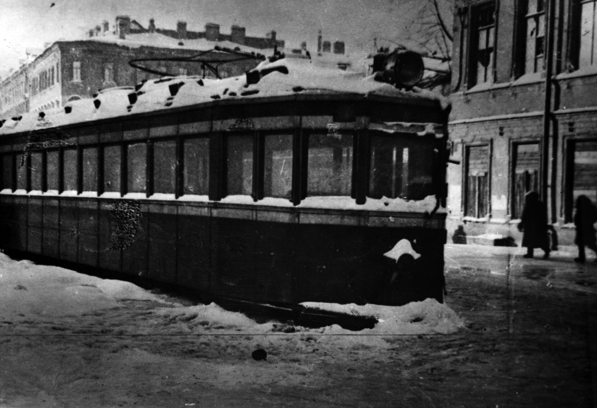 Трамвай в блокадном Ленинграде - 俄罗斯卫星通讯社, 1920, 27.01.2024