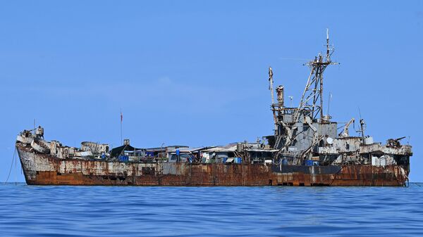菲律賓“坐灘”的馬德雷山號軍艦 - 俄羅斯衛星通訊社