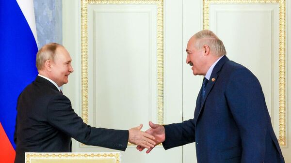卢卡申科祝贺普京在俄罗斯总统选举中获胜 - 俄罗斯卫星通讯社
