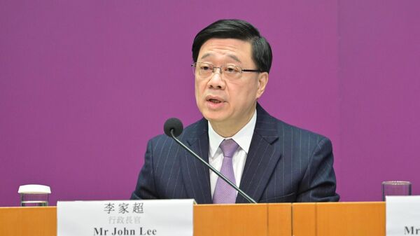 香港特区行政长官李家超 - 俄罗斯卫星通讯社