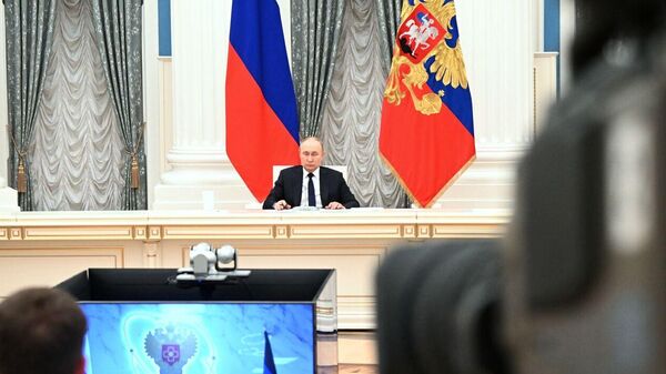 俄羅斯總統普京（新聯邦主體社會經濟發展會議） - 俄羅斯衛星通訊社