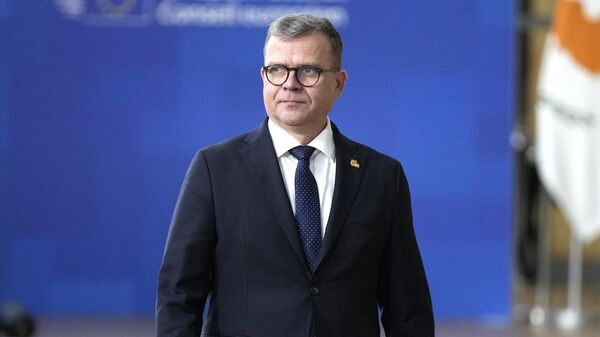 Премьер-министр Финляндии Петтери Орпо прибывает на саммит ЕС, Бельгия  - 俄罗斯卫星通讯社