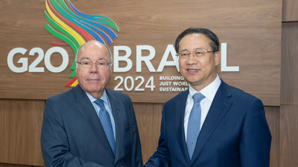 Министр иностранных дел Бразилии встретился с заместителем министра иностранных дел Китая Ма Чжаосюем - 俄羅斯衛星通訊社