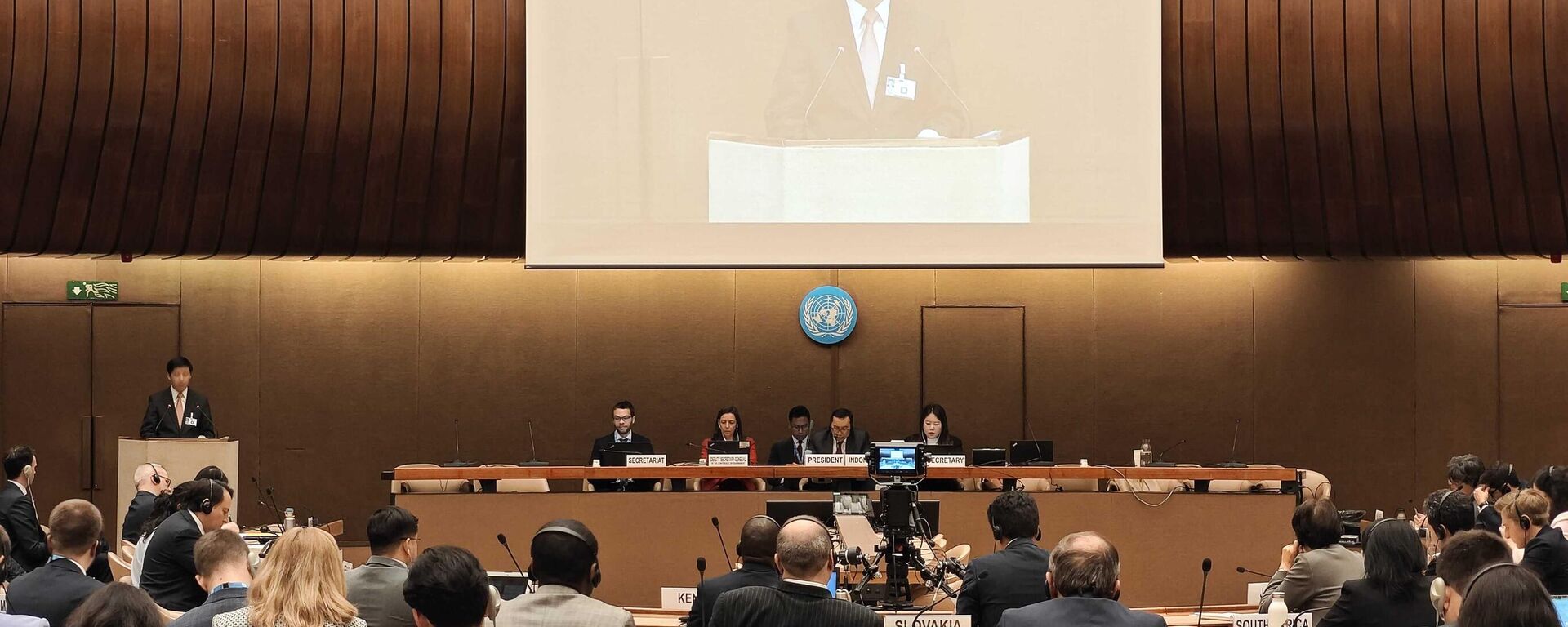 中国外交部军控司司长孙晓波在日内瓦裁谈会高级别周会上发言 - 俄罗斯卫星通讯社, 1920, 28.02.2024