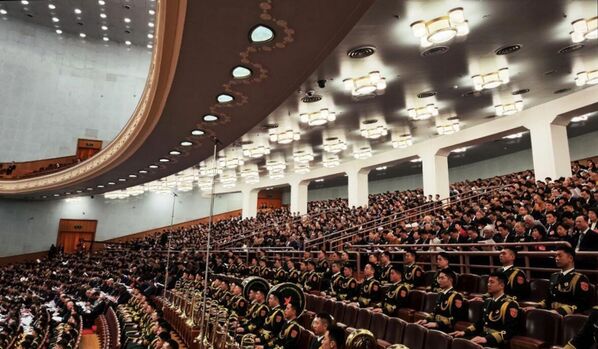 3月5日，第十四届全国人大二次会议在北京人民大会堂开幕。 - 俄罗斯卫星通讯社