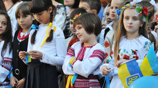 烏克蘭的兒童 - 俄羅斯衛星通訊社