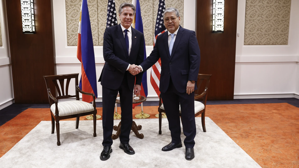 美國國務卿訪問菲律賓或加劇中菲緊張關係 - 俄羅斯衛星通訊社