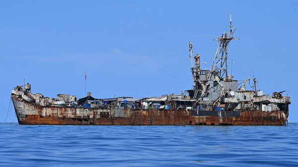 中使館就菲方派船隻非法侵闖仁愛礁實施運補向菲外交部提出嚴正交涉 - 俄羅斯衛星通訊社