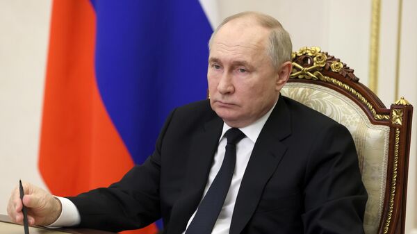 Президент РФ В. Путин провел совещание по мерам, принимаемым после теракта в Крокус Сити Холле - 俄羅斯衛星通訊社