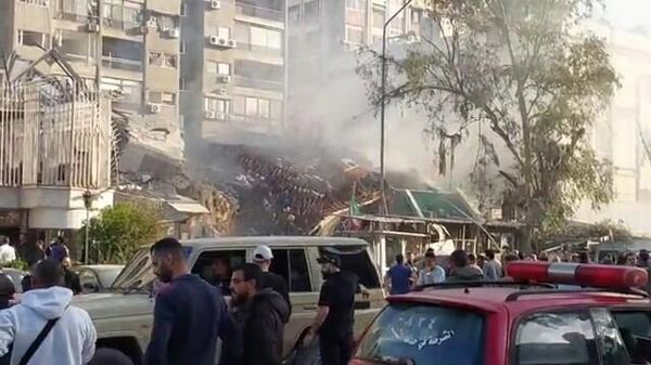 以色列空袭伊朗驻叙利亚大使馆附近大楼 - 俄罗斯卫星通讯社