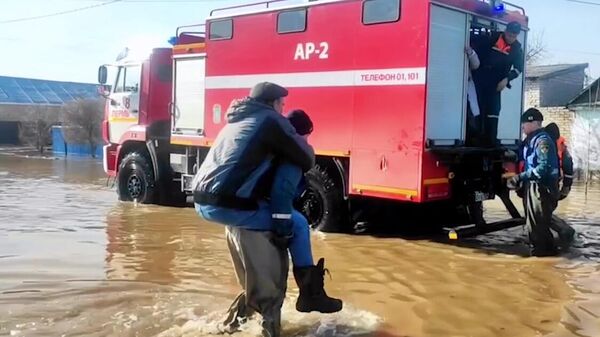 奧倫堡地區洪水 - 俄羅斯衛星通訊社