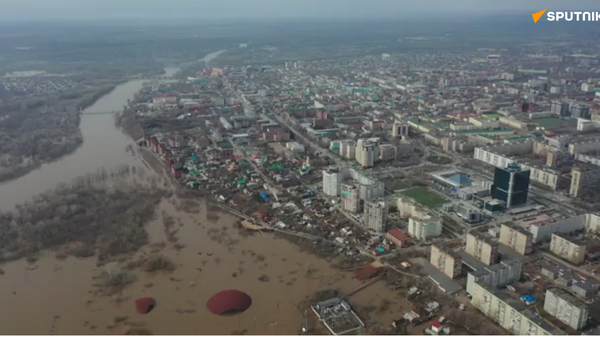 奧倫堡洪水水位持續上漲 - 俄羅斯衛星通訊社