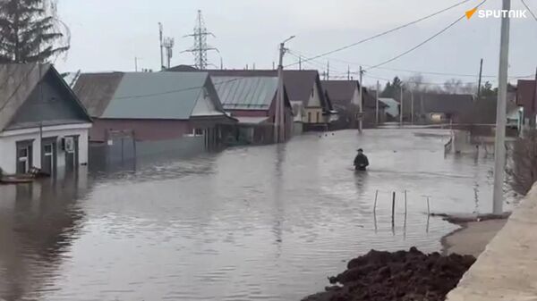 奧倫堡市淹水情況 - 俄羅斯衛星通訊社