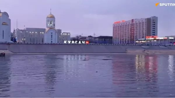 库尔干托博尔河水位急速上涨 - 俄罗斯卫星通讯社