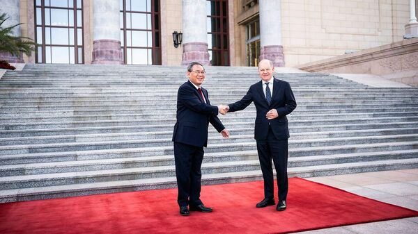中國國務院總理李強和德國總理朔爾茨 - 俄羅斯衛星通訊社