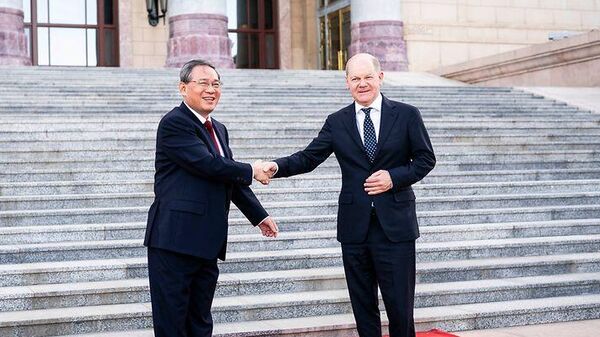 中国国务院总理李强和德国总理朔尔茨 - 俄罗斯卫星通讯社