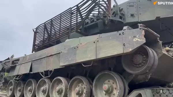 俄军中央军区修理营启动豹2A5坦克修复工作 - 俄罗斯卫星通讯社