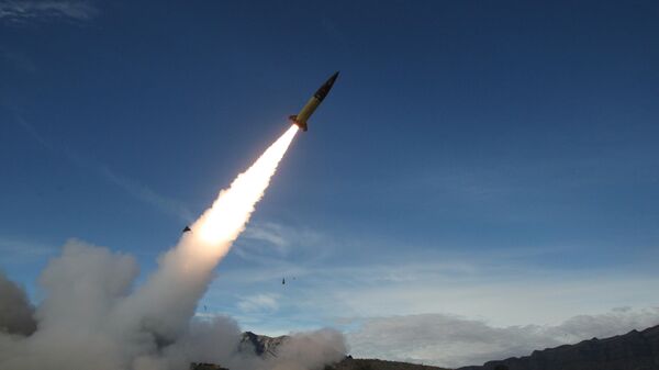 Американская ракета ATACMS на ракетном полигоне Уайт Сэндс в США, Архивное фото - 俄罗斯卫星通讯社