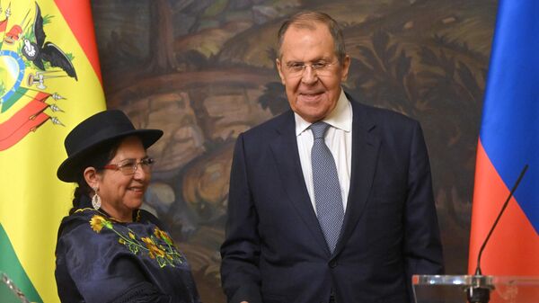 拉夫罗夫在莫斯科与玻利维亚外长举行会谈 - 俄罗斯卫星通讯社