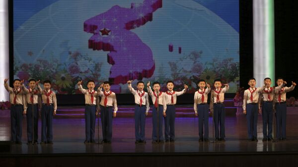 朝鲜儿童 - 俄罗斯卫星通讯社