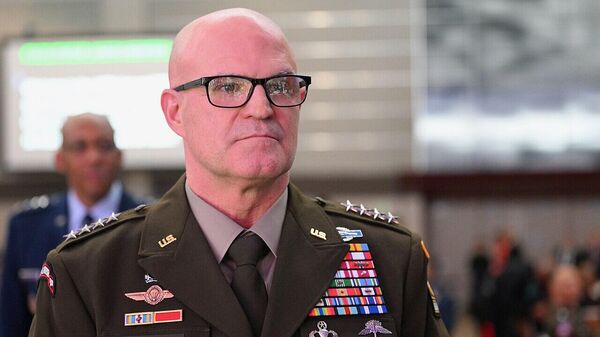 美國陸軍副參謀長詹姆斯•明格斯上將 - 俄羅斯衛星通訊社