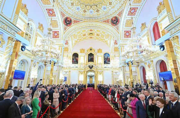 2024年5月7日，出席俄总统就职典礼的来宾。 - 俄罗斯卫星通讯社