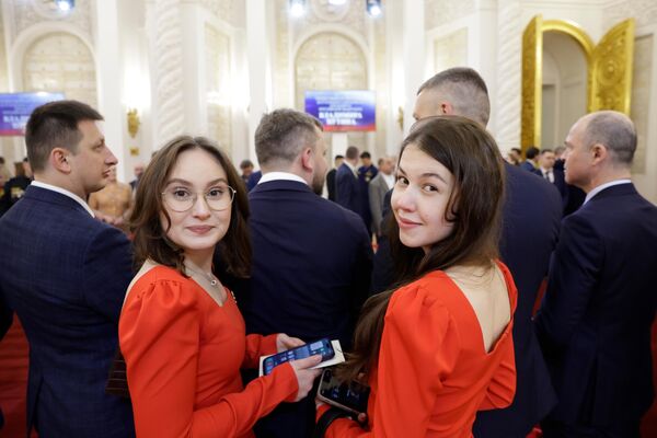 2024年5月7日，俄羅斯總統弗拉基米爾·普京在克里姆林宮舉行就職儀式前的來賓。 - 俄羅斯衛星通訊社