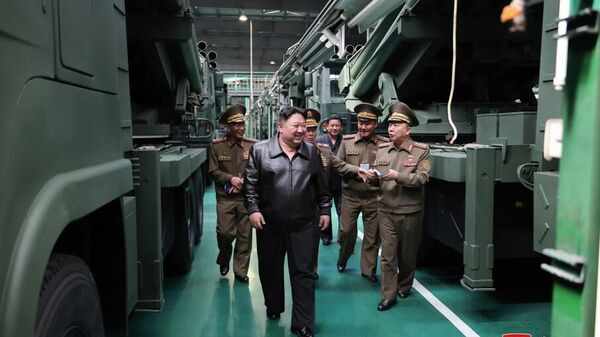 金正恩视察朝鲜多家重要军工企业 - 俄罗斯卫星通讯社