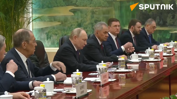 俄中两国元首在北京举行大范围会谈 - 俄罗斯卫星通讯社