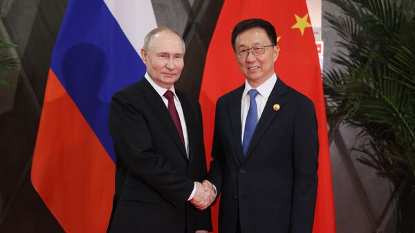 普京會見中國國家副主席韓正 - 俄羅斯衛星通訊社