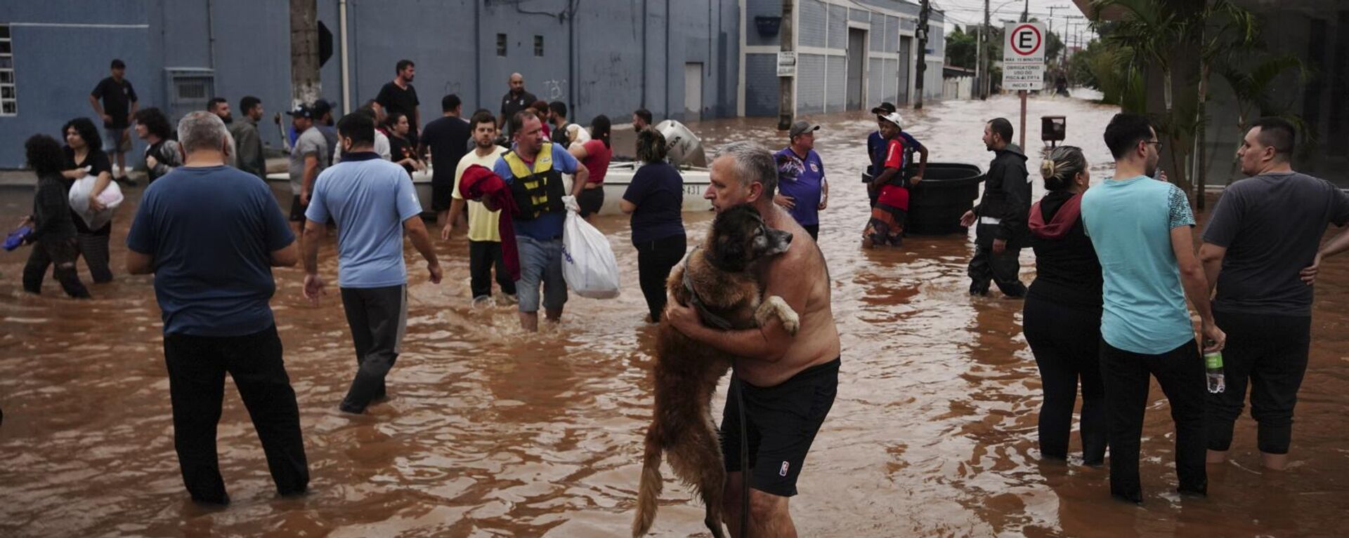 巴西南部洪水遇难者人数已达155人 - 俄罗斯卫星通讯社, 1920, 19.05.2024
