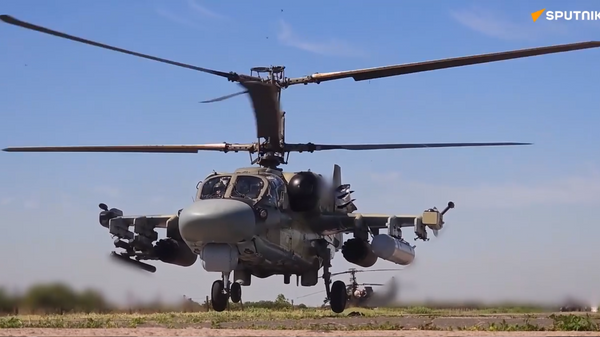 俄空天军武装直升机打击中部集群战区乌军目标 - 俄罗斯卫星通讯社