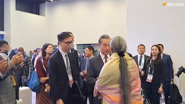 中國外長王毅會見斯里蘭卡代表團 - 俄羅斯衛星通訊社