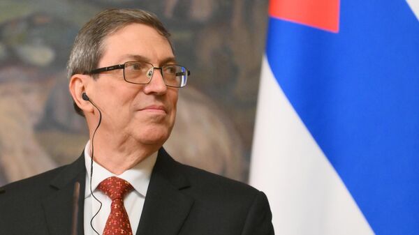 古巴外交部长布鲁诺··罗德里格斯·帕里利亚 - 俄罗斯卫星通讯社