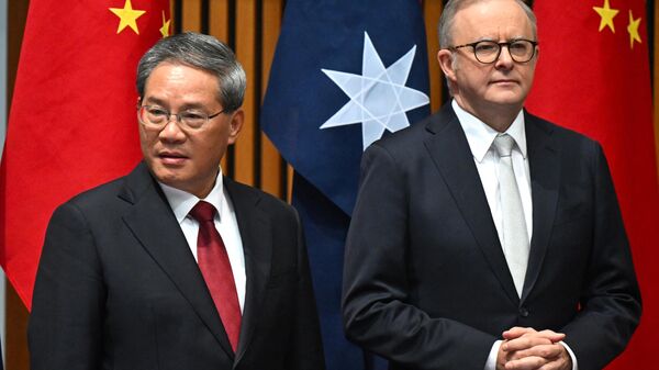中国国务院总理李强和澳大利亚总理阿尔巴尼斯 - 俄罗斯卫星通讯社