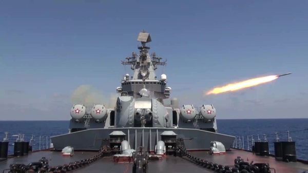 瓦良格號巡洋艦艦員在地中海進行演習 - 俄羅斯衛星通訊社