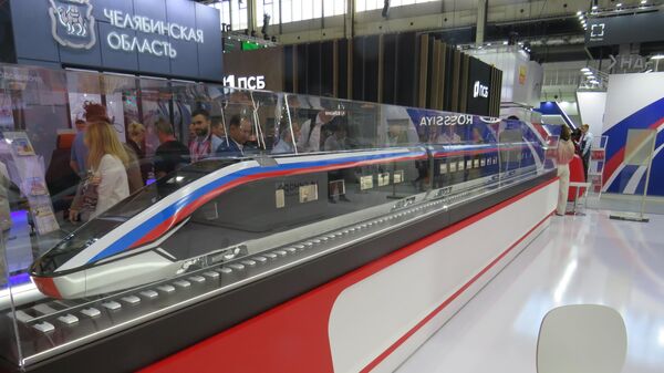 俄羅斯高鐵列車模型 - 俄羅斯衛星通訊社