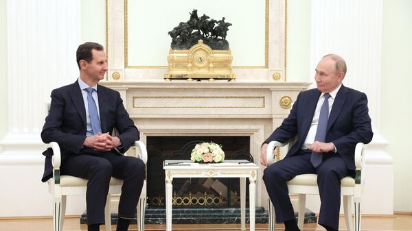 克宮：普京與阿薩德在會談中就敘利亞相關議題交換意見 - 俄羅斯衛星通訊社