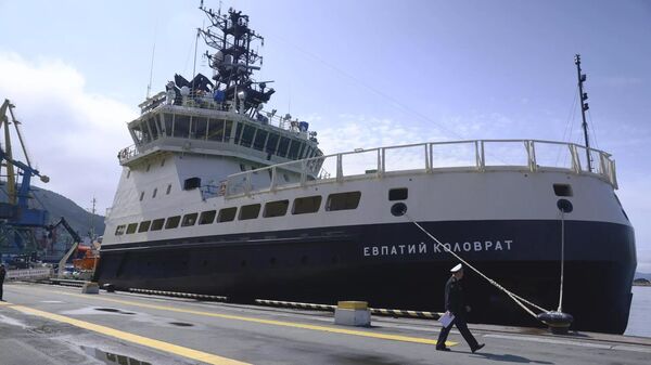 俄最新破冰船“葉夫帕季·科洛夫拉特”號 - 俄羅斯衛星通訊社