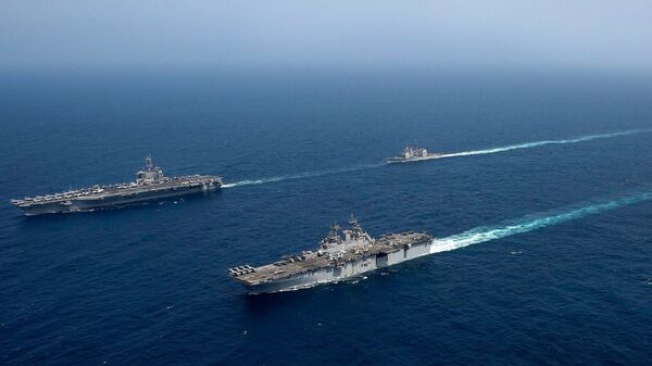 马媒：美国两艘航母已撤离伊朗和也门沿海的脆弱地区 - 俄罗斯卫星通讯社
