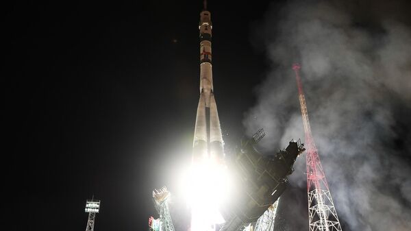 搭载“联盟MS-28”飞船的“联盟-2.1A”运载火箭从拜科努尔航天发射场发射前往国际空间站 - 俄罗斯卫星通讯社