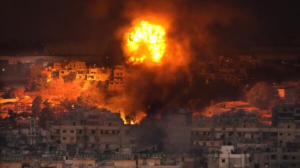 以色列空军和炮兵一昼夜袭击30多个黎巴嫩居民点 - 俄罗斯卫星通讯社