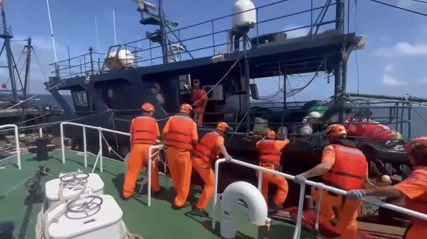 台“海巡署”稱扣留一艘“越界”捕魚的大陸漁船 - 俄羅斯衛星通訊社