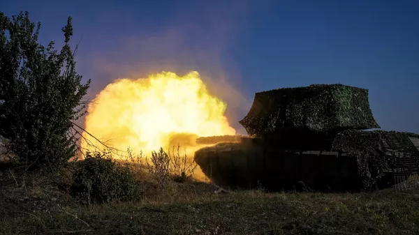 俄国防部：“中部”集群坦克兵在红军城外摧毁一个乌军据点 - 俄罗斯卫星通讯社