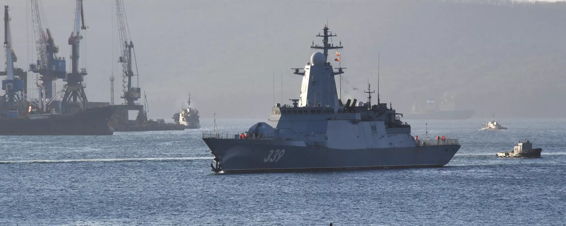 “俄羅斯聯邦英雄阿爾達爾·齊登扎波夫”號護衛艦 - 俄羅斯衛星通訊社, 1920, 07.02.2025