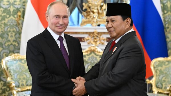 Встреча президента Владимира Путина с избранным президентом Индонезии П. Субианто - 俄罗斯卫星通讯社