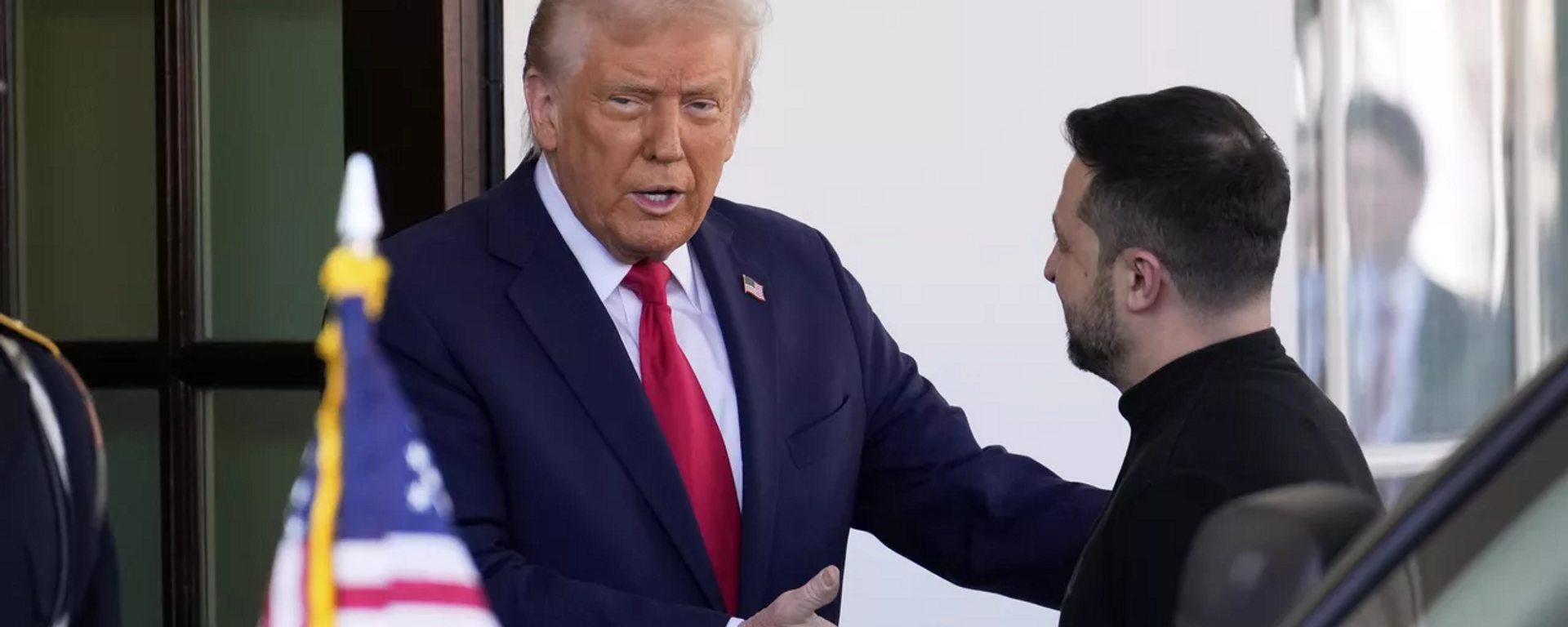 Дональд Трамп и Владимир Зеленский во время встречи в Вашингтоне - 俄罗斯卫星通讯社, 1920, 17.05.2025