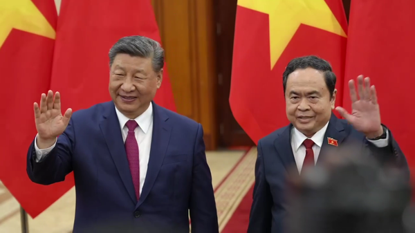 习近平会见越南国会主席陈青敏 - 俄罗斯卫星通讯社